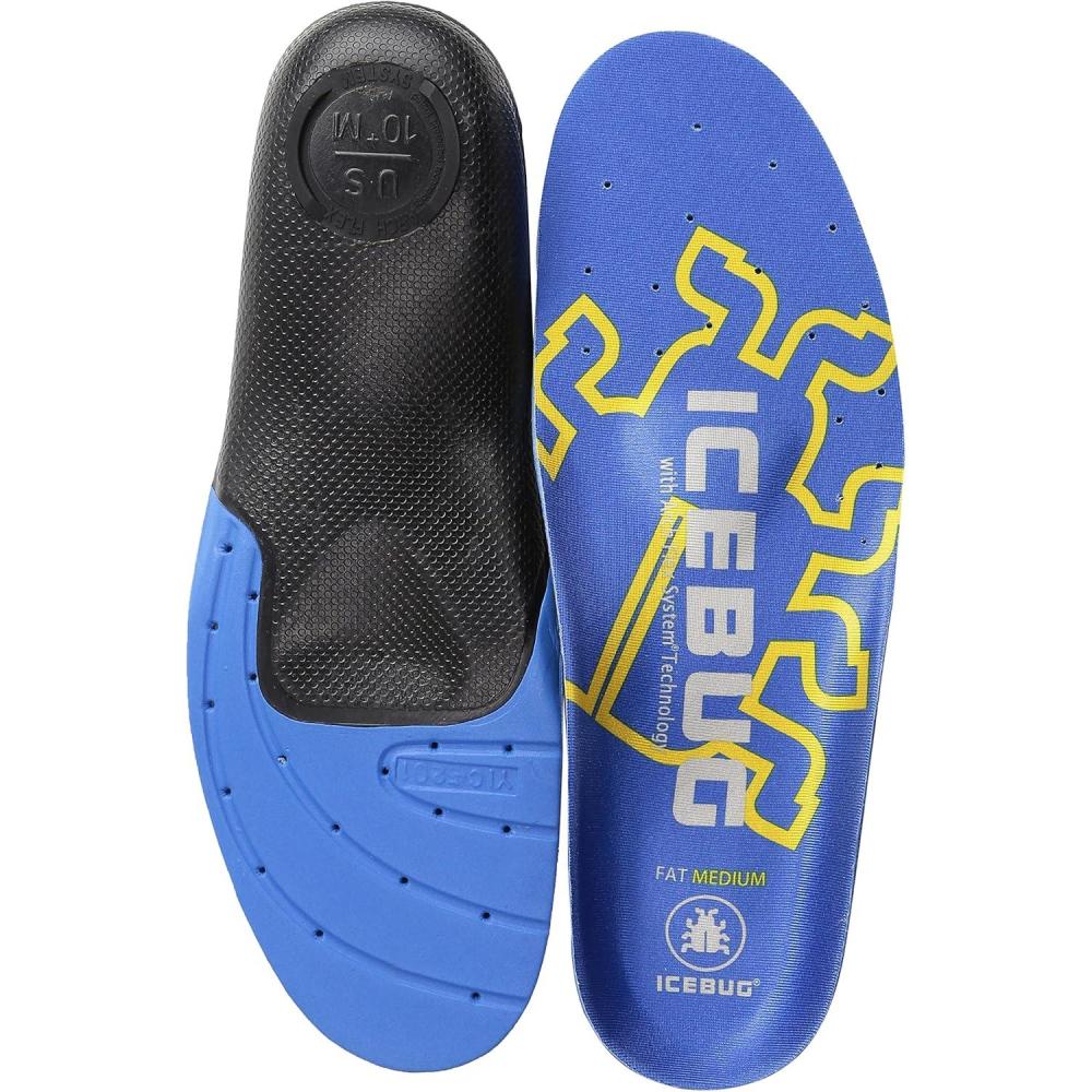imageIcebug SLIM Low Cushion Support Insole with Arch Flex TechnologyBlue Medium Arch