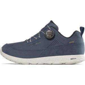 Icebug Ava Biosole Leather Walking Shoe with Grip Sole(Lake Blue)