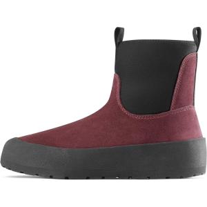 Icebug Dala Biosole Suede Leather Winter Walking Boot with Grip Sole(Burgundy)
