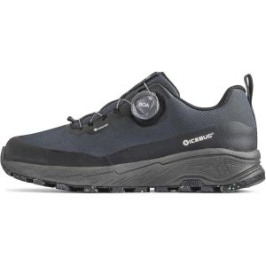 Icebug Haze RB9X GTX – Men’s Waterproof Walking Shoe, All-Weather Protection, BOA® Fit System, High-Traction Grip(Black/Granite)