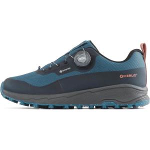 Icebug Haze RB9X GTX – Men’s Waterproof Walking Shoe, All-Weather Protection, BOA® Fit System, High-Traction Grip(Petroleum/Chestnut)