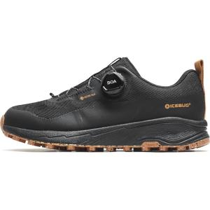 Icebug Haze RB9X GTX – Women’s Waterproof Walking & Outdoor Shoe, All-Weather Protection, BOA® Fit System, High-Traction Grip(Black/Maple)