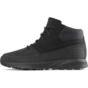 Icebug Larvik Hemp Biosole Hemp/Leather Midcut Walking Shoe with Grip Sole(True Black)