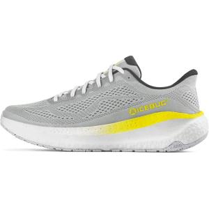 Icebug Womens Aura RB9X Road Running Shoe with Traction Sole(Light Grey/Lime)