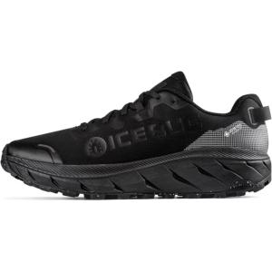 Icebug Mens Arcus2 RB9X GTX Road Running Shoe with Traction Sole, Black(Black)