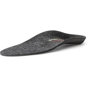 Icebug Comfort Insoles Wool – Medium Arch, 5mm Cushioning, Grey Melange, US 4(Gray)