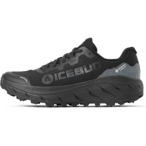 Icebug Mens Arcus2 BUGrip GTX Trail Running Shoe with Carbide Studded Traction Sole(True Black)