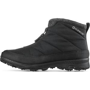 Icebug Sala BUGrip® Women’s Winter Walking Boot – Water-Resistant Quilted Ripstop, Warm Insulation, Spiked Outsole(Black)